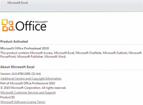 Microsoft office 2010 home edition activation download